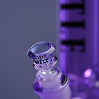 14" Electroplated Beaker Bong – 7mm Heavy Duty Glass