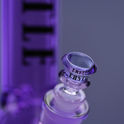 14" Electroplated Beaker Bong – 7mm Heavy Duty Glass