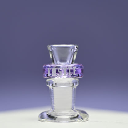 Thick-Colored Glass Puck Bowl