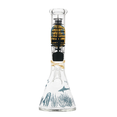 14" Schooner Beaker Bong – 5mm Thick Glass
