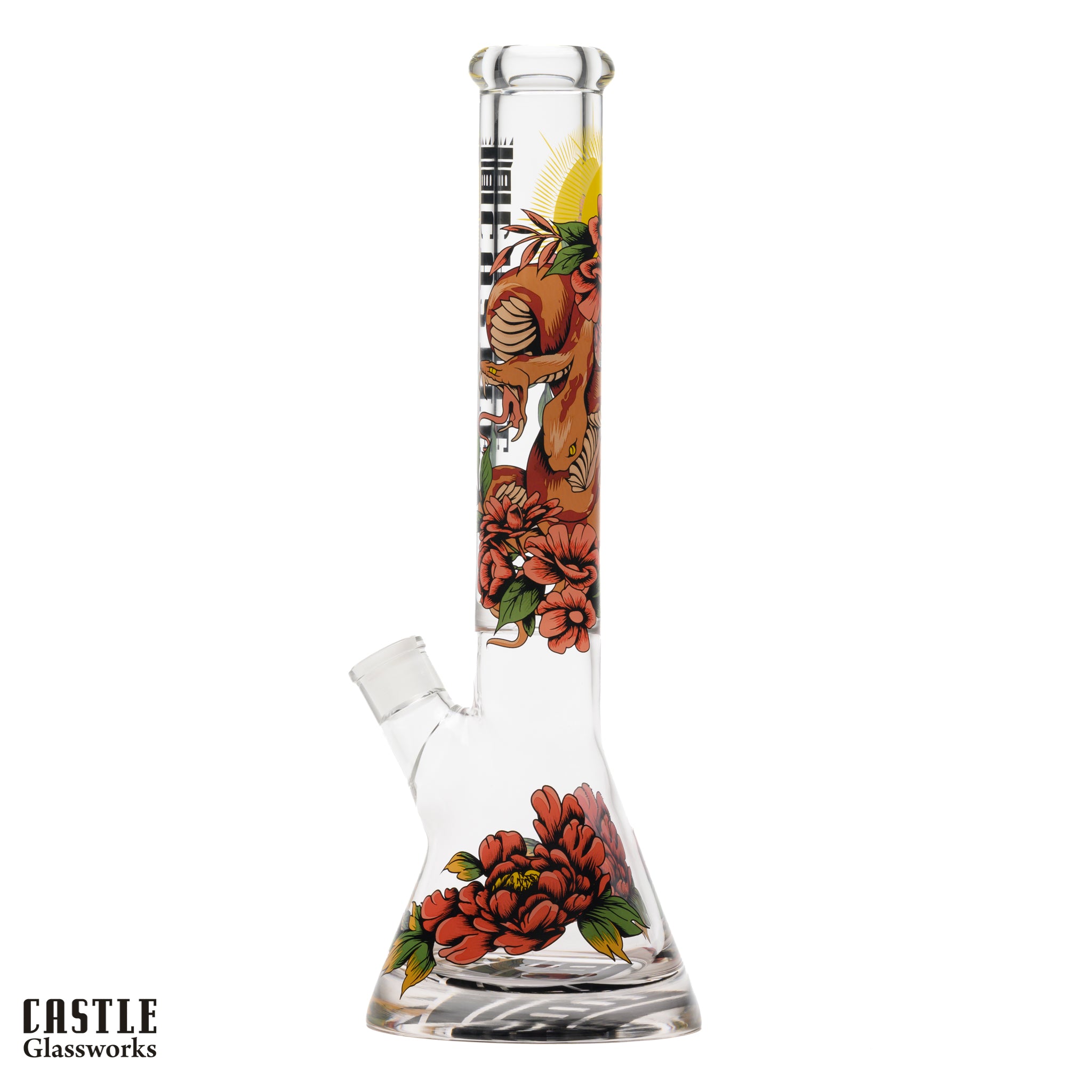 16" Serpent Beaker Bong - 9mm Thick Glass