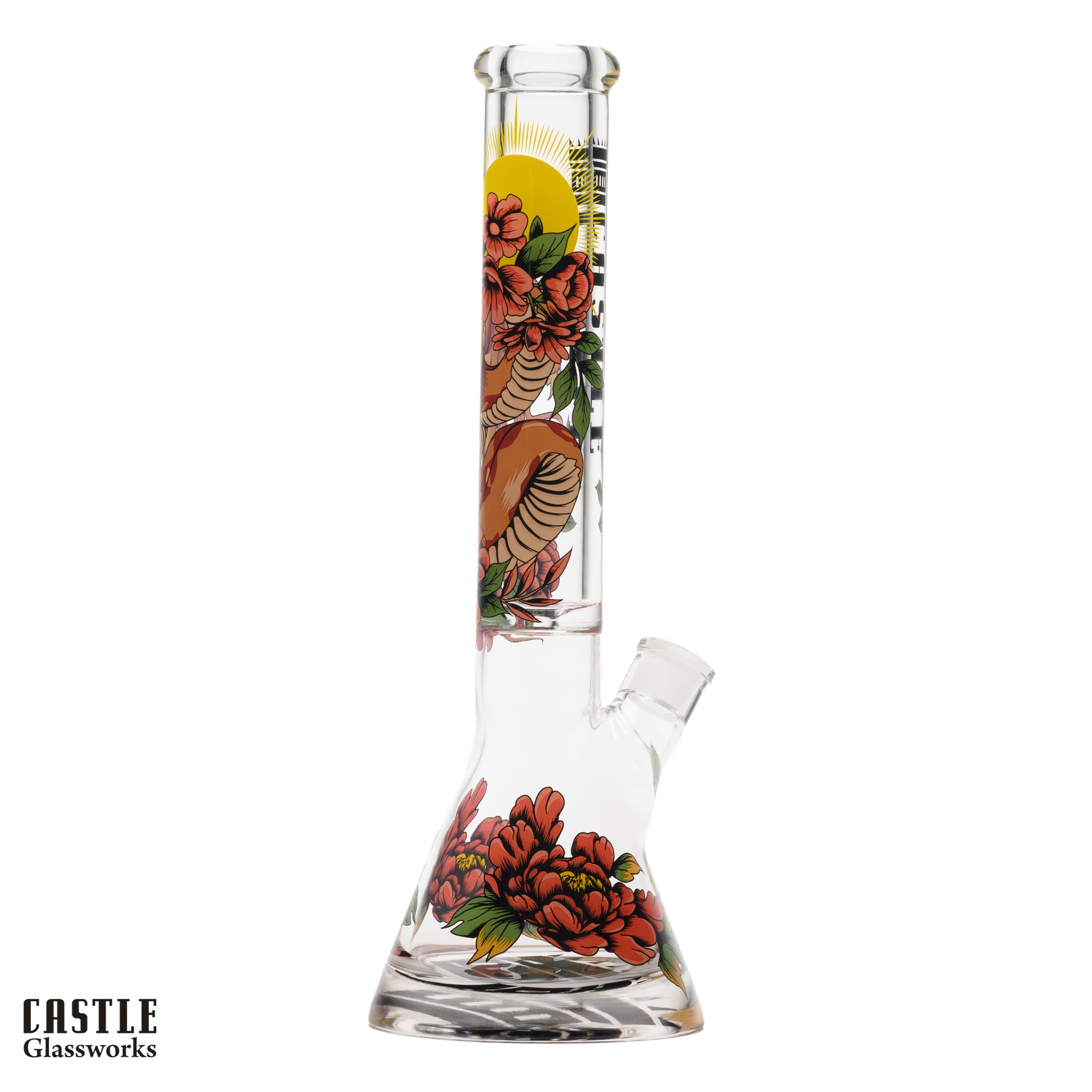 16" Serpent Beaker Bong - 9mm Thick Glass