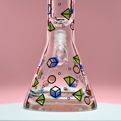 Shapes (18″) Traditional Style Beaker Bong