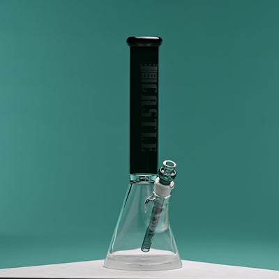 Colored Tube (16″) High-quality Borosilicate Glass Beaker Bong
