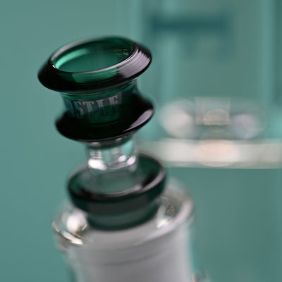 14" 9mm Beaker Bong with Colored Logo