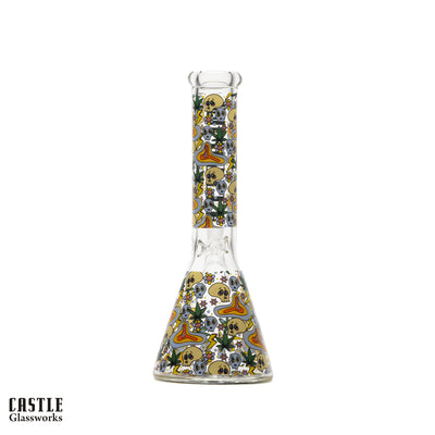 10" Trip Beaker Bong - 5mm Thick Glass