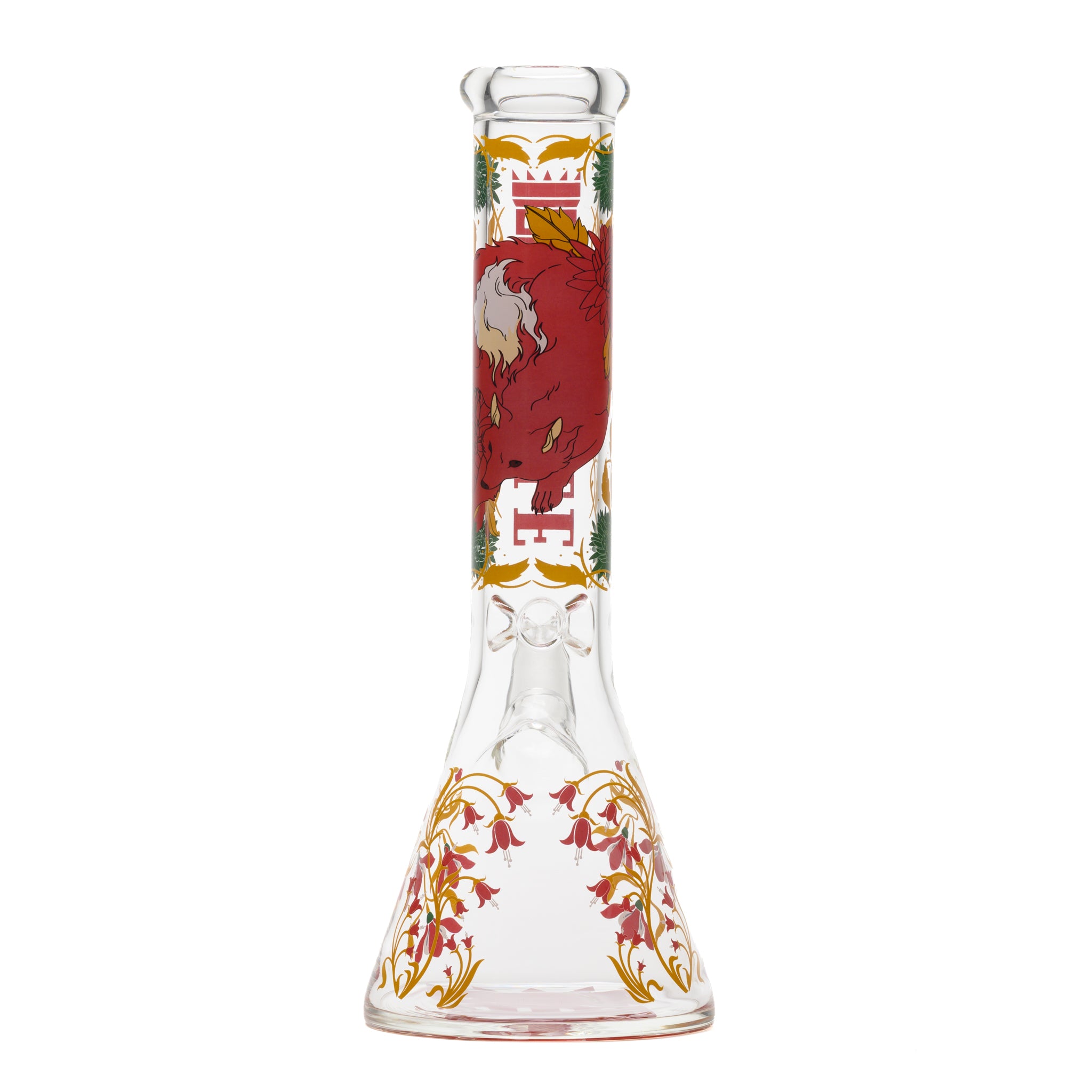 14" Vixen Beaker Bong – 5mm Thick Glass