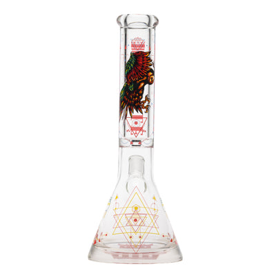 14" Wisdom Beaker Bong - 9mm Thick Glass
